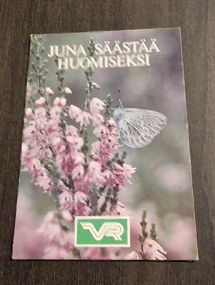 VR - JUNA SÄÄSTÄÄ HUOMISEKSI, kulkenut postikortti