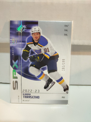 2022-23 SPx 2002-03 SPx Retro #R-10 Vladimir Tarasenko /199