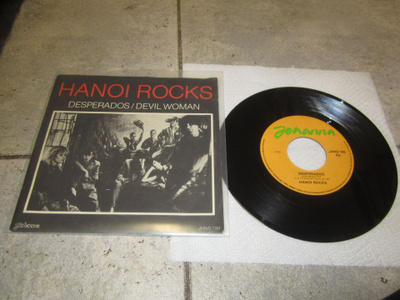 Hanoi Rocks – Desperados / Devil Woman ( hieno ex kunto 1981