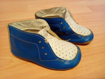 Vintage vauvan kengät