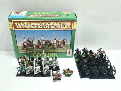 WHFB - 36kpl Goblin figuureita
