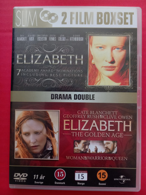 Elizabeth 1-2 nordic dvd
