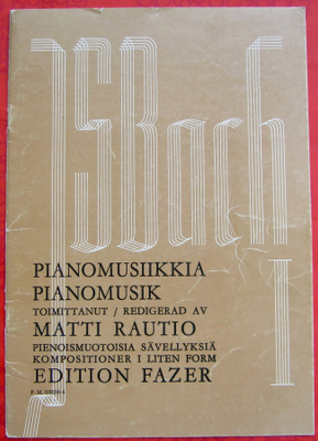 J. S. BACH ~ Pianomusiikkia 1