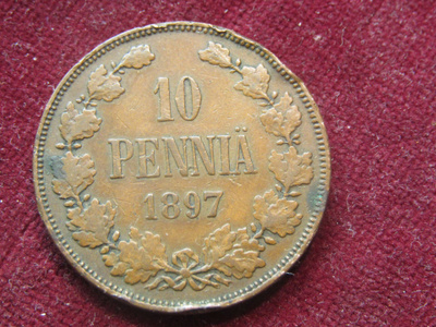 10 penniä 1897