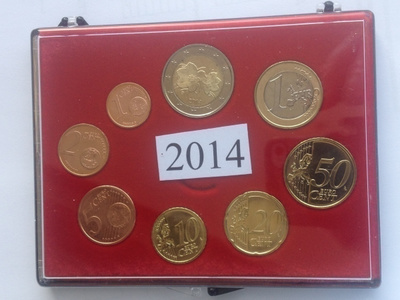 Suomi   Euro kolikkosarja - v 2014   Kl, 9/10  Katso kuvaus.