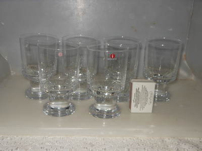 IITTALA WIRKKALA MITRO VIINILASI 6 KPL