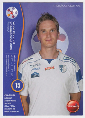 Esa Jussila - mainoskortti