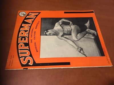 SUPERMAN THE NATIONAL PHYSICAL CULTURE NOVEMBER 1937 HYVÄ