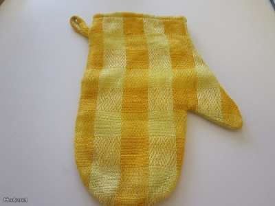 Vintage patakinnas , keltaruutuinen