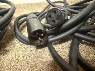 2 x 3m XLR MIKROFONIJOHTOJA / UROS - NAARAS