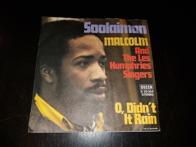 MALCOLM and THE LES HUMPHRIES SINGERS – Soolaimon 7 " Single