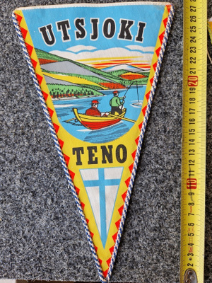 Utsjoki Teno vintage iso matkailuviiri