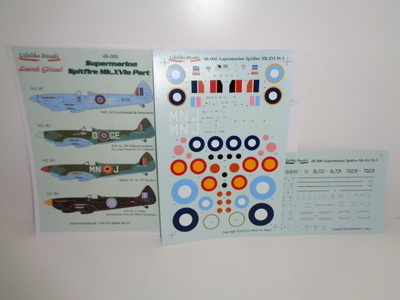 Spitfire Mk.XVI  part1 dekaaliarkit  1/48