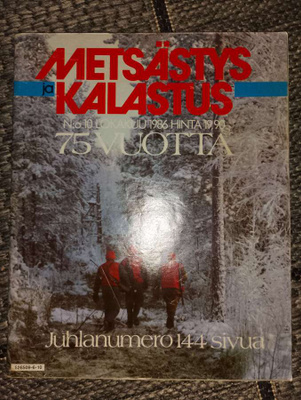 Metsästys ja kalastus 10/1986