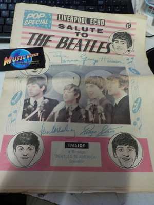 SALUTE TO THE BEATLES 32-SIVUINEN "SANOMALEHTI"