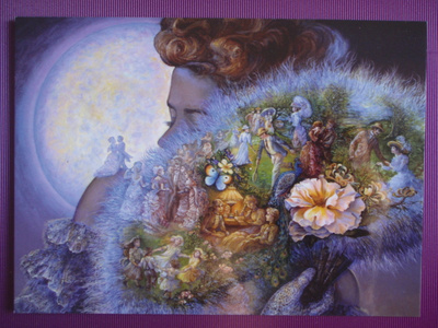 Josephine Wall nainen unelmoi