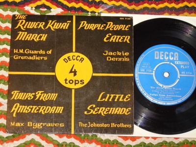 7" DECCA Four Tops kokoelma - single -58 pop soundtrack VG++