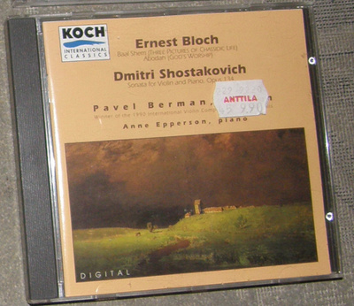 Ernest Bloch - Dmitri Shostakovich - CD