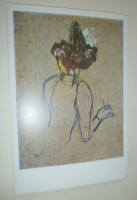Toulouse-Lautrec: Jane Avril takaa, taidepk, ei p.