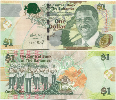 Bahamas 1 Dollar v.2008 (P-71) UNC