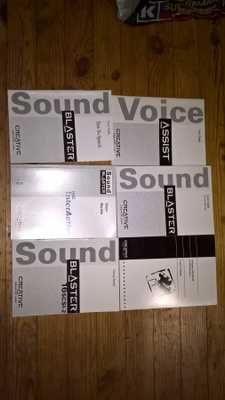 Creative Sound Blaster ohjekirjoja