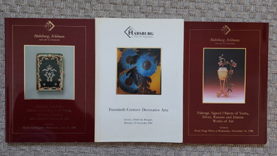 Fine Art Auctioneers - kataloleja 3 kappaletta