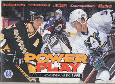 POWER PLAY Jääkiekkovälinekuvasto 1998  Katso kuvat.