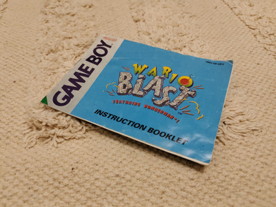 Mario Blast feat. Bomberman -pelin ohje - Nintendo Gameboy