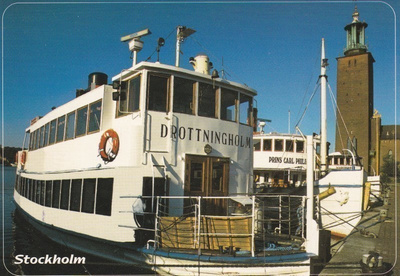 LAIVAKORTTI - S/S DROTTNINGHOLM