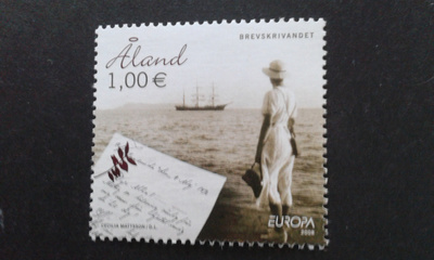 åland 2008 kirjeen kirjoittaminen 1€**