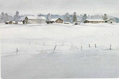Postikortti, PYHÄJÄRVI, MaalaistaloTÖYSÄ, Taidekoti HUNNINKO