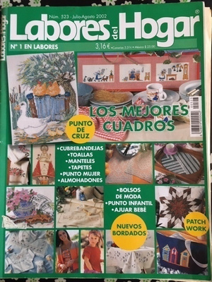 Paksu ristipistolehti Labores del Hogar  523
