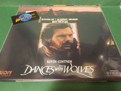 DANCE WITH WOLVES M-/M- 2x LASERDISC (W)