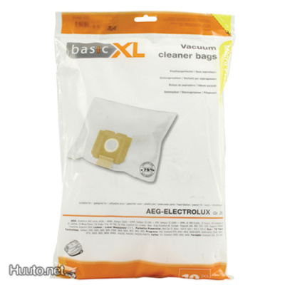 basicXL mikrokuitu pölypussit: AEG Electrolux GR 28, 10+1kpl