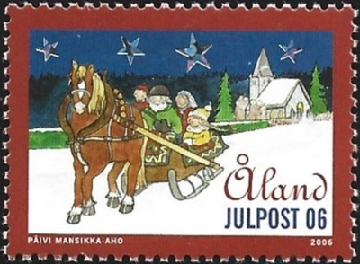 Åland 2006  Joulu  Julpost 06  (0,50 €)  ** LaPe 272