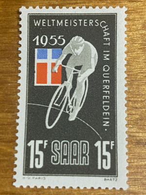 SAKSA SAARLAND PYÖRÄILYN MAAILMANMESTARUUS KILPAILUT 1955**