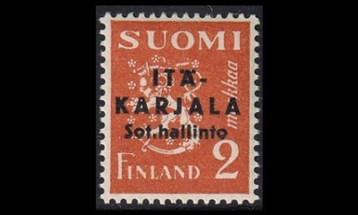 IK_3 ** Itä-Karjala 2mk musta lisäp (1941)