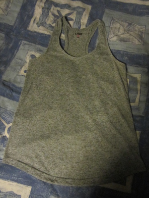Toppi Link S meleerattu harmaa polyester - pellava
