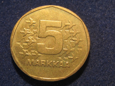 5 markkaa 1972