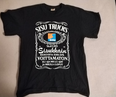 Sisu trucks mainos t-paita koko M