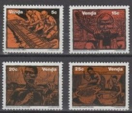 (S0437) VENDA, 1981 (Musical Instruments) Mi ## 50-53. MNH**