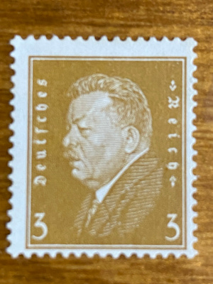 SAKSA REICH 1928 PRESIDENTTI EBERT**