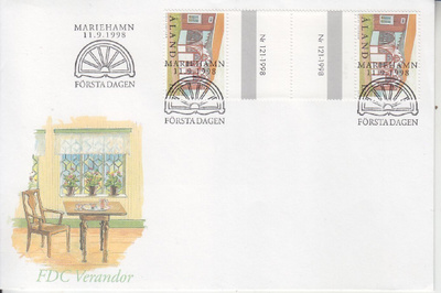 Åland FDC  LaPe 146 välilöparilla