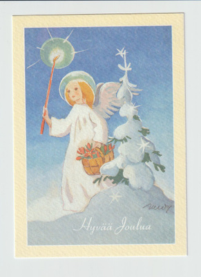 Postikortti, TAIDE, MARTTA WENDELIN, Joulukortti