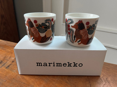 Marimekko Oiva Ketunmarja kuppi 2dl 25€/1kpl