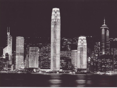 HIENO "Kaupunkimiljöö HONG KONG" -TAULUKUVA / (UUSI)
