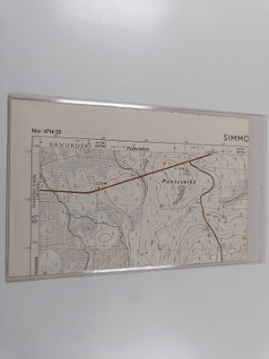 Topografinen kartta 1:20 000, N:o 4714 03 : Simmoselkä