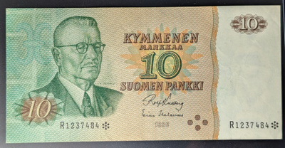 10 Markkaa 1980 tähti R1237484