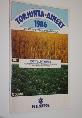 Torjunta-aineet 1986