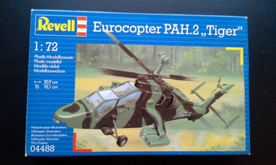 Eurocopter PAH.2 "Tiger". Revell 04488 1:72 rakennussarja